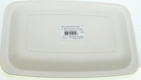 Tablett rechteckig XL 34x23cm aus Kunststoff