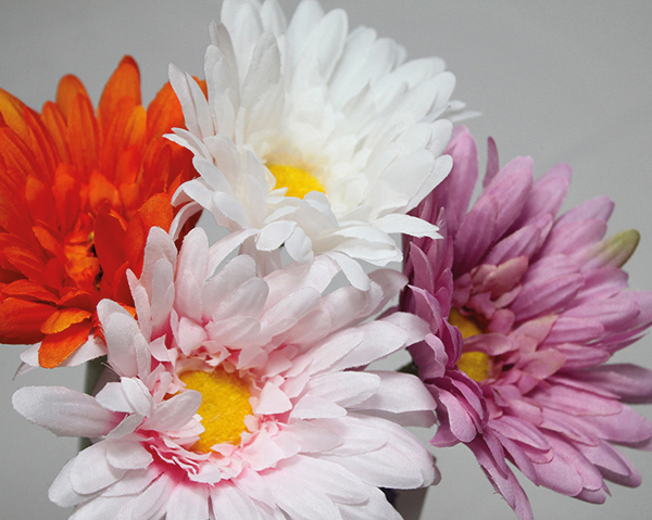 Gerbera, 10x52cm, liebevoll und filigran handgefertigt,