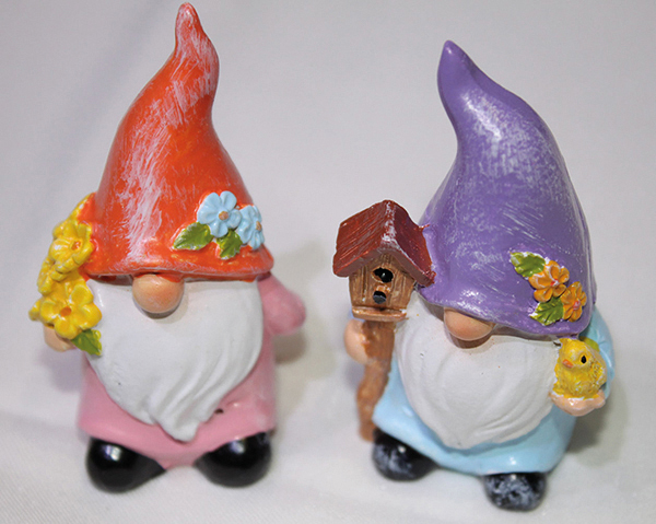 Garden gnome 7.8x4.7cm made from the finest synthetic resin,