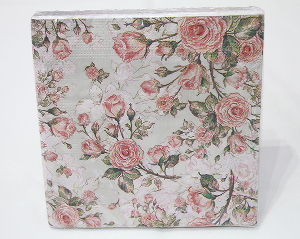 Serviettes de table premium motifs café, 33x33cm, 3