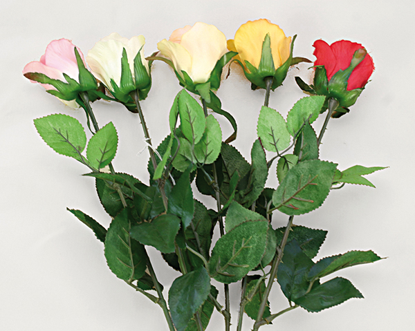 Rose geschlossene Blüte, 68cm extra lang