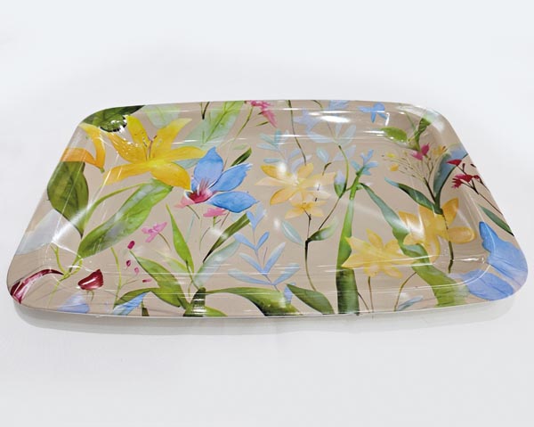 Tablett rechteckig XL 34x23cm aus Kunststoff