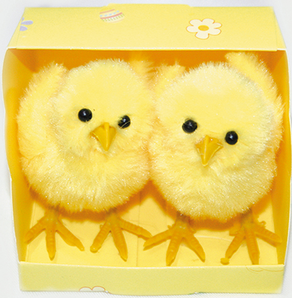 Chicks Plush Set of 2 8x7x6cm in Printed Box