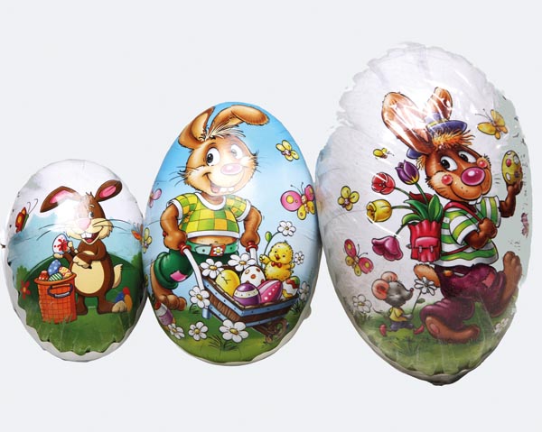 Pappostereier 3er Set! Größen: 18cm, 12cm und 9cm