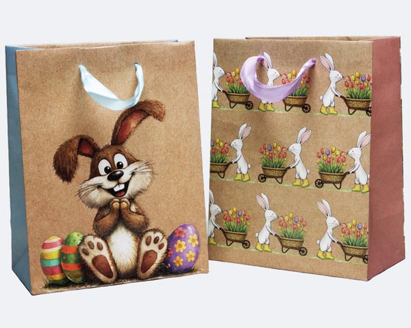 Geschenktasche Lizensmotiv wie Kraftpapier 23x18cm, 2f