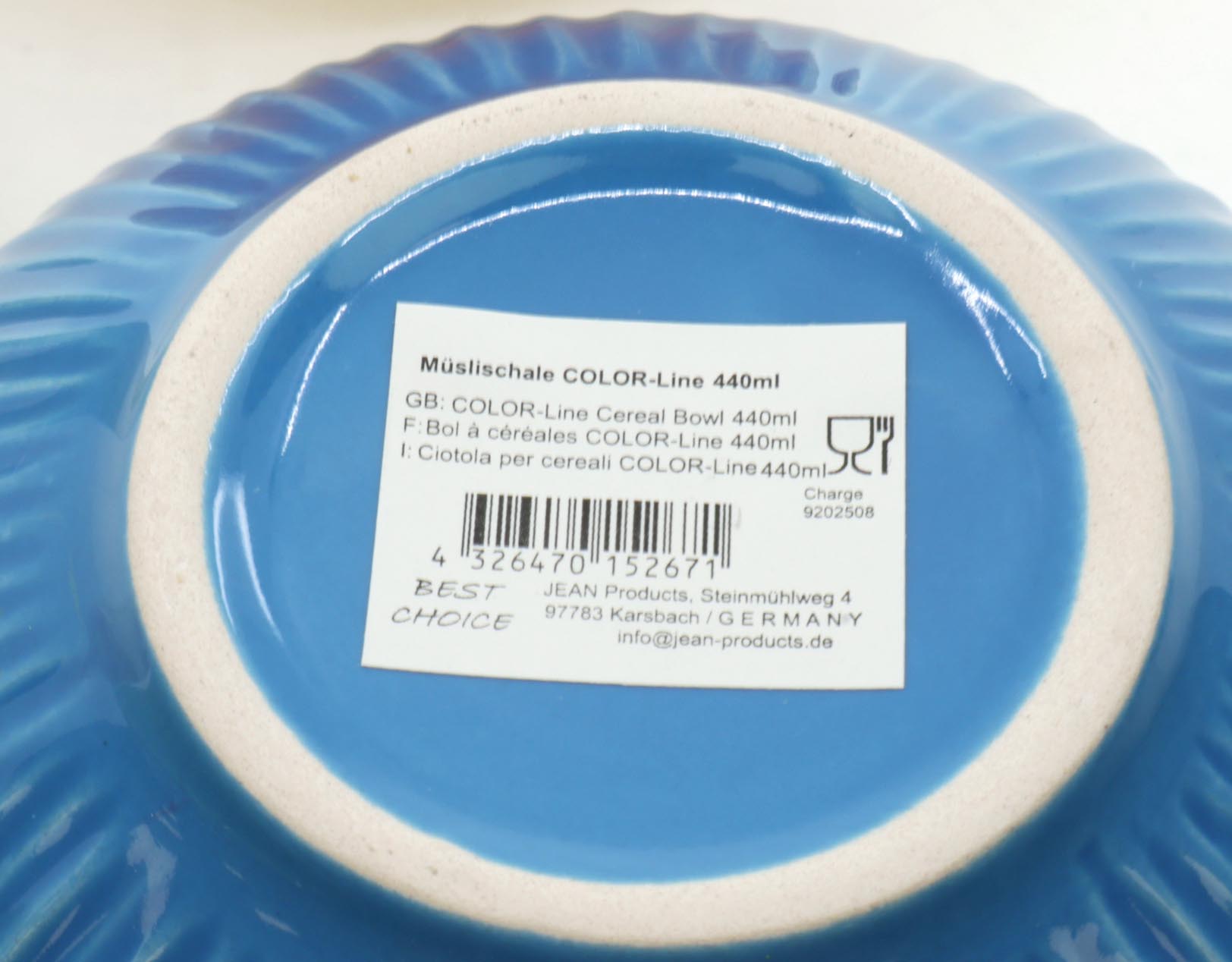 Müslischale COLOR-Line 310ml, 13,3x7,5cm