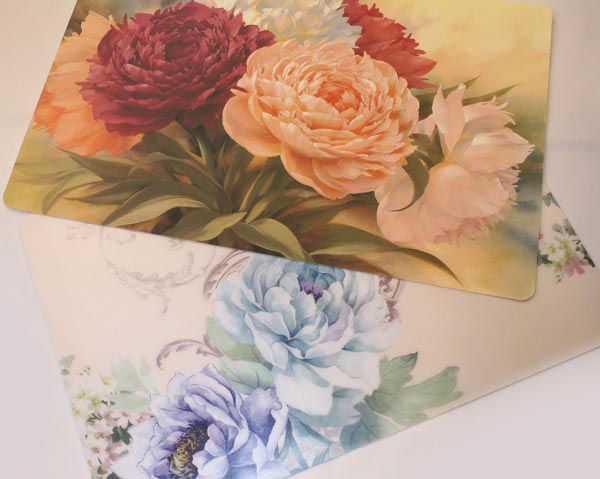 Tischset Blumendesign, 44x28,5cm für eine wunderschöne Deko