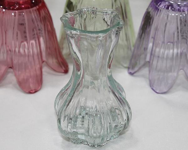 Great vase 9.5x5.5cm made of the finest glass, selected