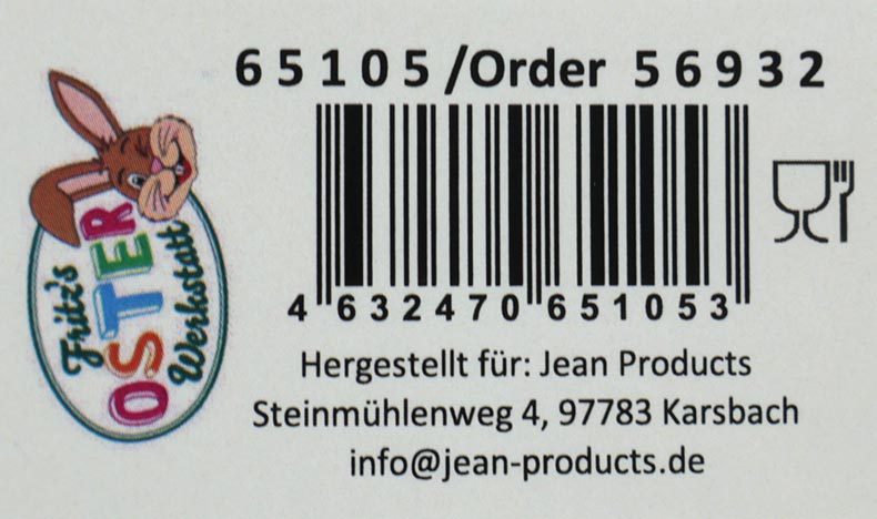 Osterteller rund aus Pappe 23cm