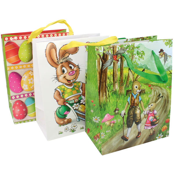 Geschenktasche Lizenz-Designs Ostern 23x18cm