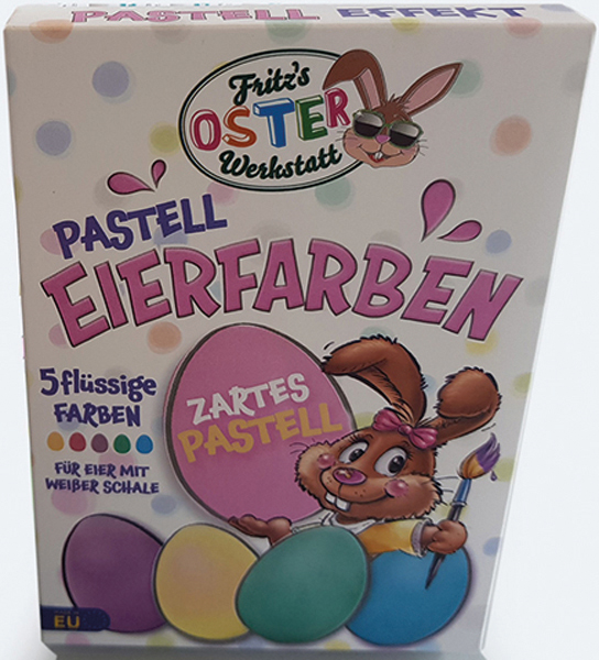 Ostereifarbe flüssig 5 Farben sort. ,