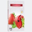 Teelichte Duft 6er Erdbeere in Faltschachtel