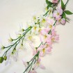 Lilien-Zweig XL, 14 Blüten u. 2 Knospen 87x10cm
