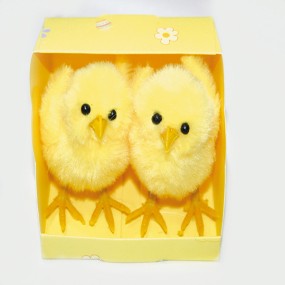 Chicks Plush Set of 2 8x7x6cm in Printed Box