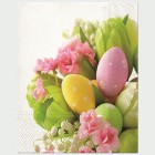 Premium Napkins 'Easter Bouquet' 20pcs 33X33cm
