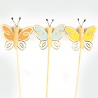 Edler Schmetterling aus Holz, 35x7,5x2cm, tolle Farben