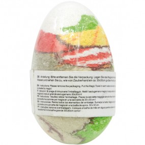 Magic towel Easter egg with Easter motif